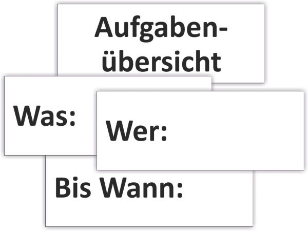 Aufgabenübersicht 4er-Pack