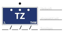 Zugtrupp des 2. Technischen Zuges im Ortsverband