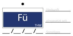 Führungstrupp der Fachgruppe Führung und Kommunikation