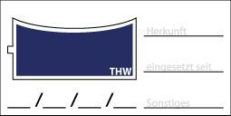Anhänger THW